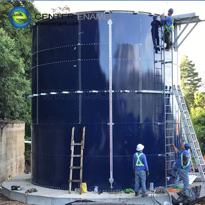 60.000 gallon glasgevoerde stalen (GLS) tanks: precisie-infrastructuur voor commerciële en industriële wateropslag