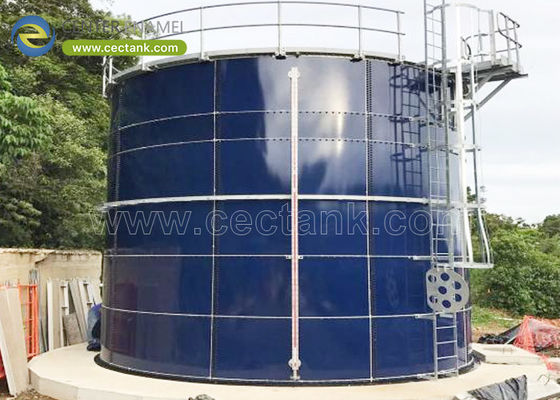 Bolted Glass-Lined Cobalt Blue Color Grain Storage Silo: Combining Functionality with Aesthetic Appeal