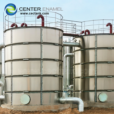 Vloeibaar staal cilindrische stalen watertank voor landbouw-irrigatiewaterprojecten