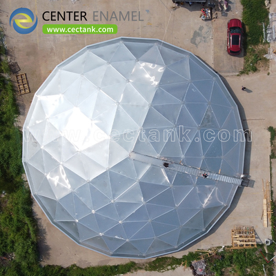Pentagonale vorm Aluminium geodetisch koepel dak Hoog corrosiebestendig