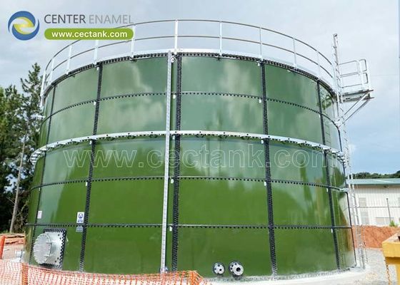 Duurzaam gespeld staaltank Chemische weerstand Biogasopslagtanks