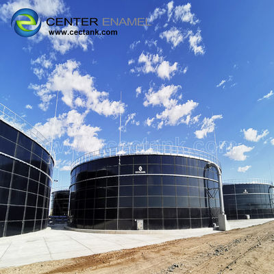 Center Enamel levert gespannen stalen tanks voor biogasproject