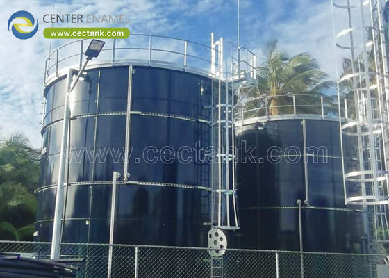 Verbetering van de efficiëntie en betrouwbaarheid AWWA D103/EN ISO28765 Standaard glazen-staal tanks voor industriële bulk solid S