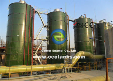 Corrosiebestendige stalen opslag silo met AWWA D103 standaard / graanhopper bins