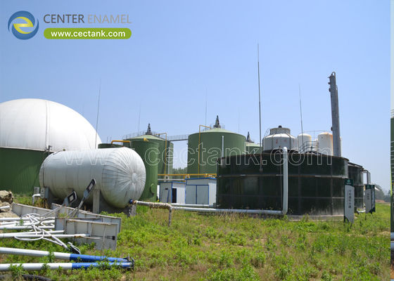 Membraan dak bio-verter tank met porseleinen glazuur coating proces: een geavanceerde oplossing voor de productie van biogas