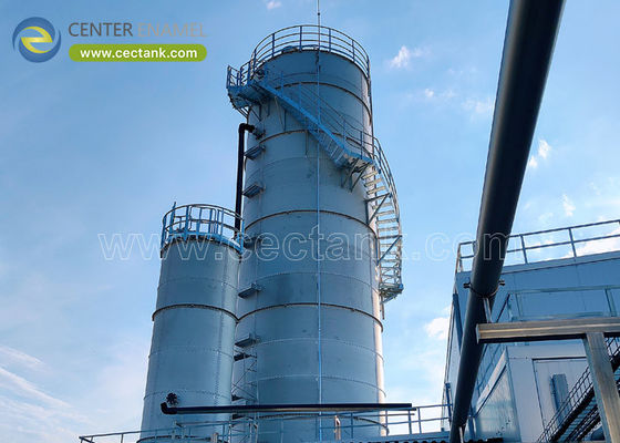 Industriële watertanks van roestvrij staal voor de opslag van water voor irrigatie in landbouwbedrijven