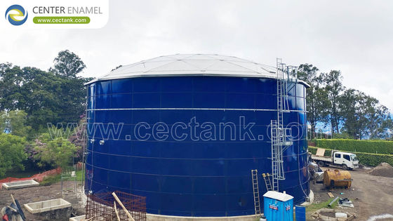 50,000 m3 gespeld glazuurstaaltank voor leachatopslag met een hoge corrosiebestendigheid