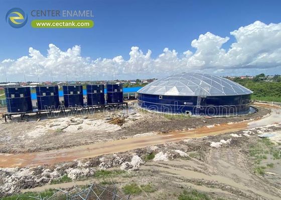 5000000 gallon industriële watertanks voor de behandeling van afvalwater en riool