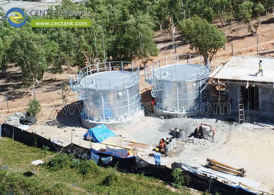 Centrale glazuur van Superior gegalvaniseerd staal Residentiële regenwateropslagtanks