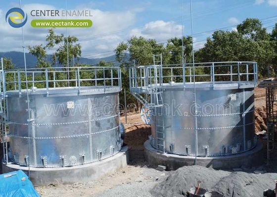 Gegalvaniseerde Bouttanks met Anti-Corrosie Ontwerp voor Watertanks