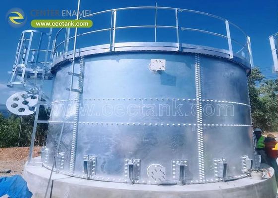Gegalvaniseerde stalen tanks voor de opslag van schoon water in industriële werkplaatsen