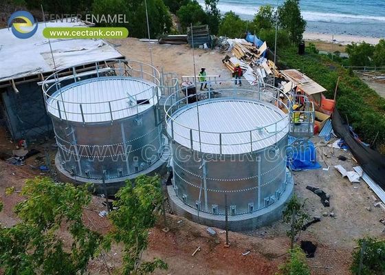 Hoogwaardige gegalvaniseerde stalen geboltelde tanks als brandbestrijdingswatertank en duurzaam brandbeschermingssysteem