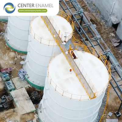 Robuuste met epoxy beklede stalen stortplaats-lekkage-tanks voor de veilige opsluiting van stortplaats-lekkage