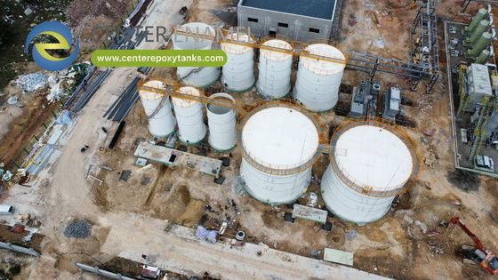 Epoxy-gecoate stalen geboltelde tanks voor brandbeschermingswater: zorgt voor onmiddellijke brandreactie