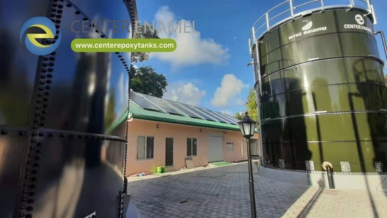 Epoxy-gecoate stalen gespannen tanks voor meststoffen: algemene opslag van vloeibare landbouwmeststoffen