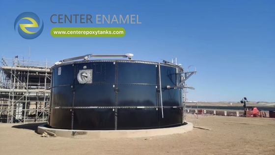 Epoxy Coated Steel Bolted Tanks for Gas Holder Biogas Storage: Maximizes Biogas Capacity