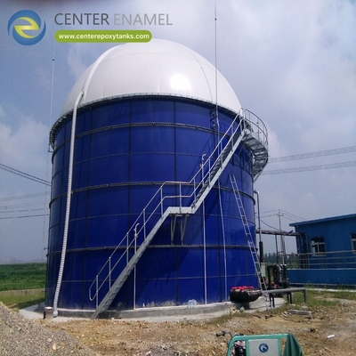 Dubbele membraandaken voor biogasinstallaties voor koeienmest: Slaat biogas op van koeienmest.