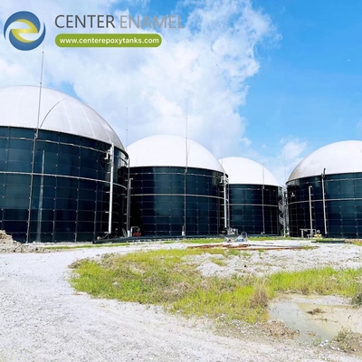 Biogas Tank for Industrial Waste Treatment: The main container for biogas digestion.