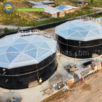 Aluminium koepeldaken voor afvalwaterzuiveringstanks: Een afgesloten afdekking voor behandelingsprocessen
