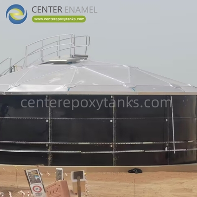 Aluminium geodetisch koepeldak voor drinkwatertanks: beschermt drinkwater tegen de elementen