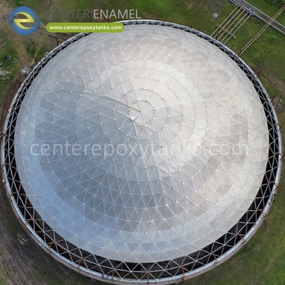 Aluminium Geodesische Koepeldak voor Drinkwatertanks: Beschermt Water tegen Vuil en Verontreinigingen