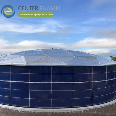 Aluminium Geodesische Koepeldak voor Afvalwateropslagtanks: Bevat Afval en Beheerst Geuren