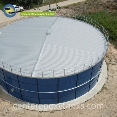 FBE-gecoate tank voor een fabrikant van een bio-CNG-installatie: levert de kerntanksstructuur voor de fabricage van biogassystemen.