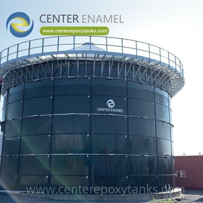 Epoxy-gecoate stalen tank voor anaerobe fermentatiecontainer: Gebouwd om bestand te zijn tegen de corrosieve omgeving van organische afbraak.