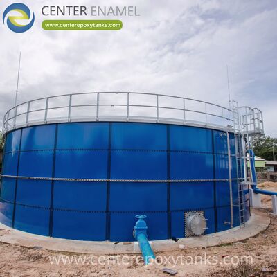 Epoxy gebonden staal geboltelde tanks als Palm Oil Mill Effluent (POME) tanks: Speciaal gebouwd voor het behandelen van heet en zuur palmolie afval.