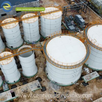 Biogas-slurry-tanks: Veilige opslag van het voedingsrijke bijproduct van het verteringsproces.