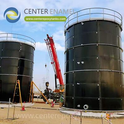 Bolted Steel Tanks as Methane Storage Tanks: gespecialiseerde opslag die is ontworpen om de zuiverheid en druk van het gevangen methaan te handhaven.