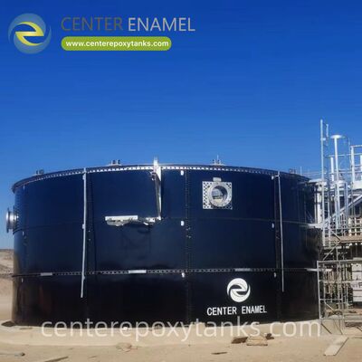 Vastgeschroefde stalen tanks als afvalwatertanks voor brouwerijen: Beschermt tegen de lage pH en suikerhoudende afvoer die kenmerkend zijn voor de bierproductie.