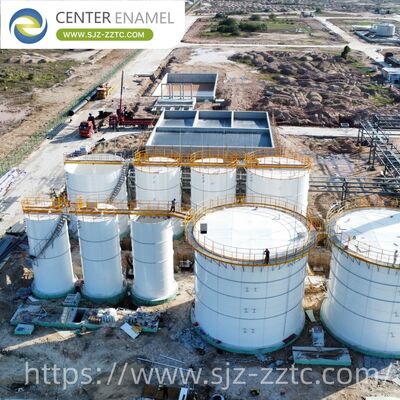 Center Enamel Levert Anaerobe Vergistingstechnologie voor Cambodja Aquacultuur Afvalwaterzuiveringsproject