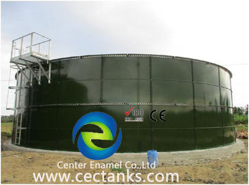 Zuurbestendige 500000 Gallon Centrum Emaille Montage Tank / Glas beklede stalen tanks