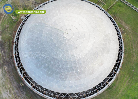 Geodetisch aluminiumkoepeldak met hoge corrosiebestendigheid, snelle installatie op het veld en een helder spanontwerp