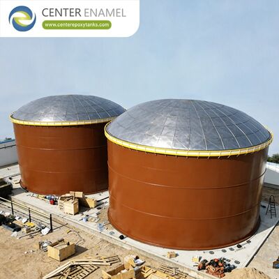 Hoog corrosiebestendig aluminium geodetisch koepel dak tank met duidelijke span ontwerp en snelle installatie