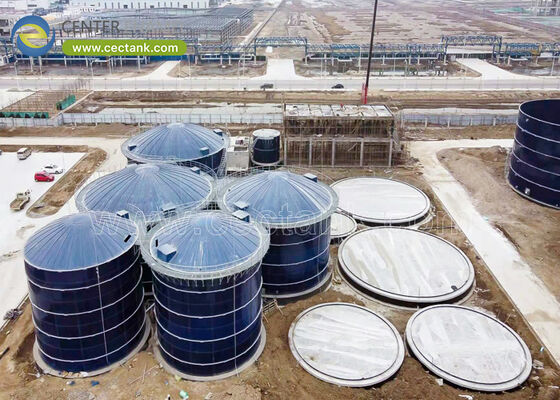Industriële afvalwatertank Corrosiebestendige gespannen tanks voor industrieel afvalwater