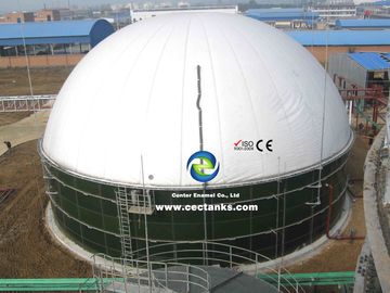 Membrane Roof Smooth Anaerobic Digester Tank For Grain , Sludge , Chemicals Storage