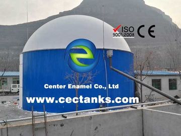 Bolted Steel Grain Storage Tanks met Aluminium Dome dak Custom Color
