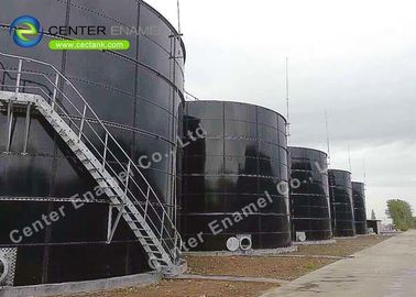Geklemde anaërobe stalen verwarmingstank voor grote biogasprojecten