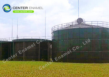 300000 gallon gespannen stalen afvalwatertank voor biogasinstallatie