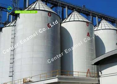 Bottelde staal silo's voor de opslag van droge bulk voor koolstofzwart