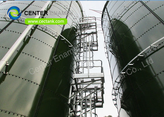 Dubbele coating 0,25 mm industriële bulk grain opslag silo's