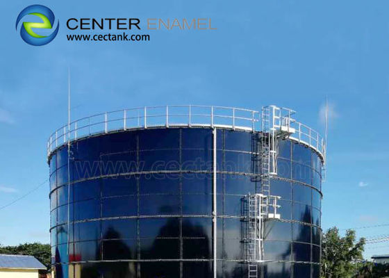 Wateropslag met bouten staaltanks voor biogas afvalwaterzuiveringsinstallaties