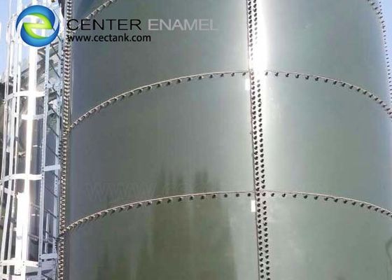 ISO-goedgekeurd glas gesmolten met staal vloeistofopslagtanks