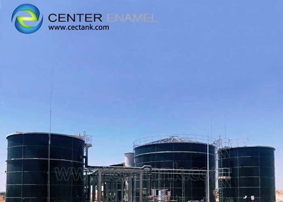 Bolted Steel Continuous Stirred Tank Reactors (CSTR's) voor industriële biogasinstallaties en afvalwaterzuiveringsinstallaties