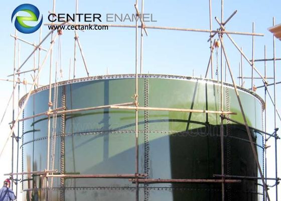 Glas gesmolten in staal Continuous Stirred Tank Reactors CSTR's voor industriële biogasinstallaties