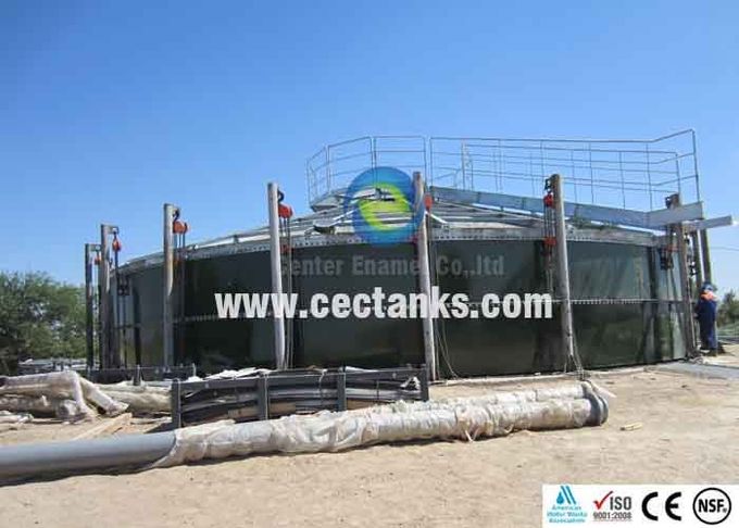 CEC afvalwaterzuiveringsinstallatie Glas gesmolten met staal tanks voor het opslaan van drinkwater 0