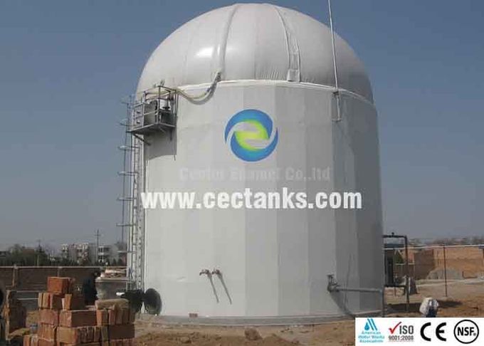 Met hoge corrosiebestendigheid glas gesmolten stalen tanks voor opslag van afvalwater 1