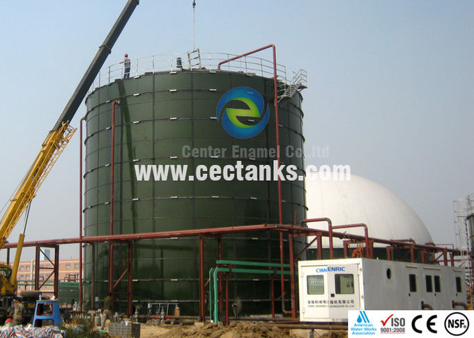 Gas / vloeistof ondoordringbare glazen gesmolten stalen tanks voor stedelijke opslag van drinkwater 0